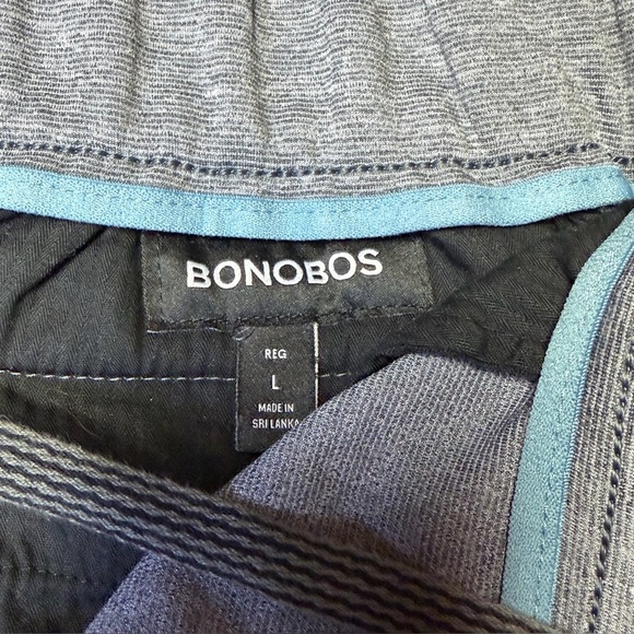 Bonobos All Week Flex Pants Joggers Zip Fly Hidden Snap Closure Size Large Gray - Picture 8 of 13